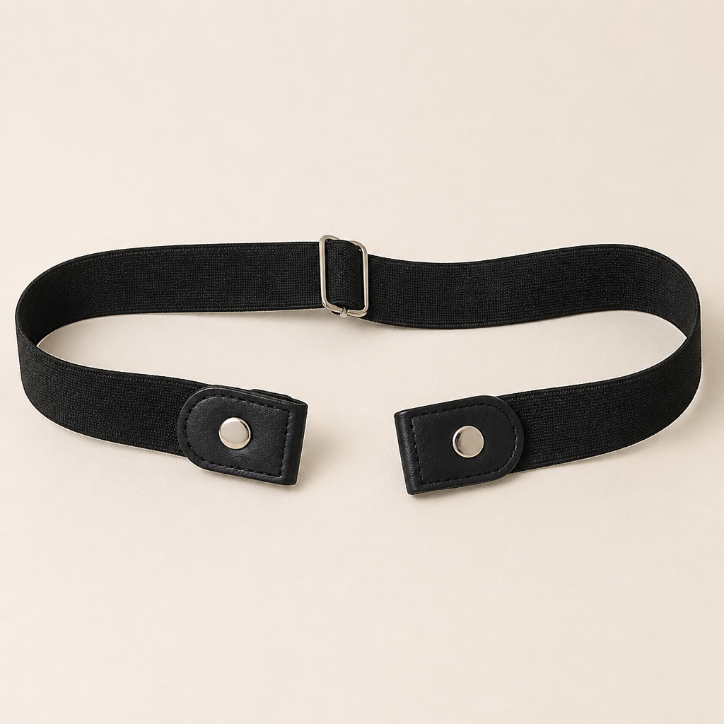 FlexiStride™ – Snapless Stretch Belt with Hidden Closure