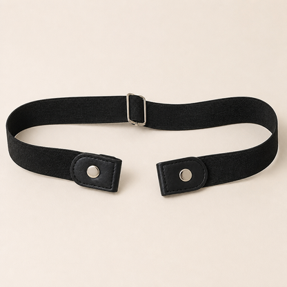 FlexiStride™ – Snapless Stretch Belt with Hidden Closure