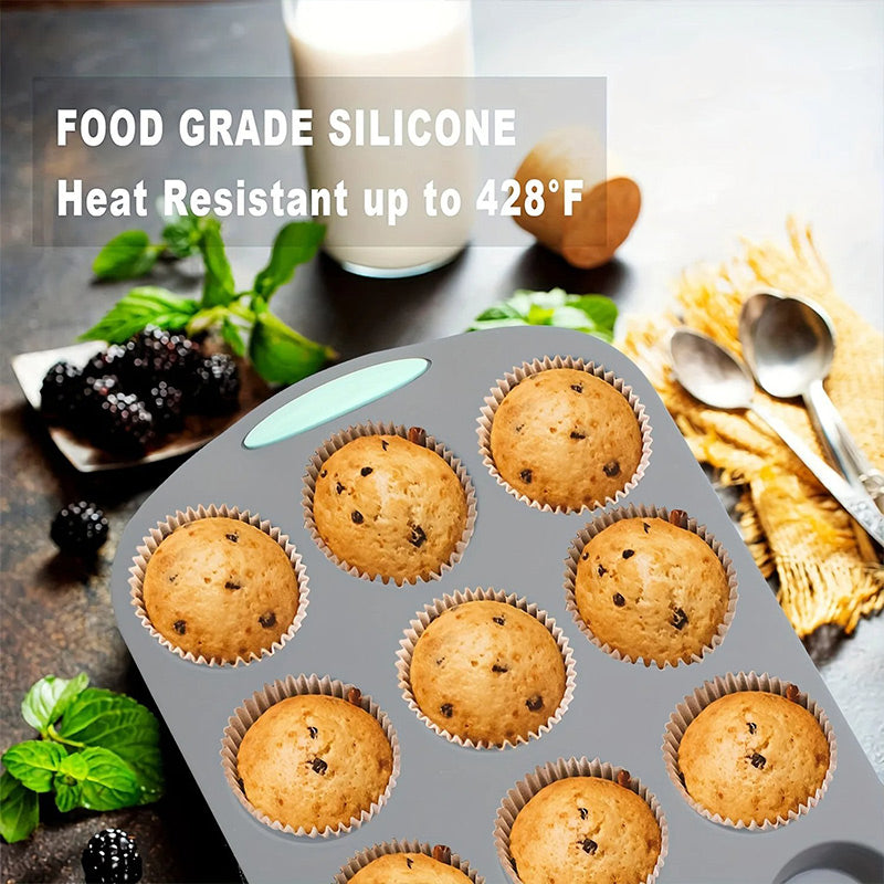 Silicone Cake Mold Set for Convenient Baking