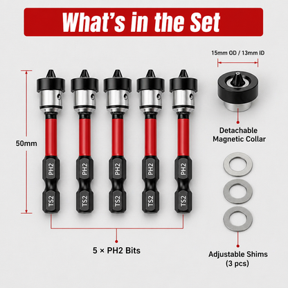 TitanDrive™ — Drive Every Drywall Screw Flush Without Cam-Out or Paper Tear