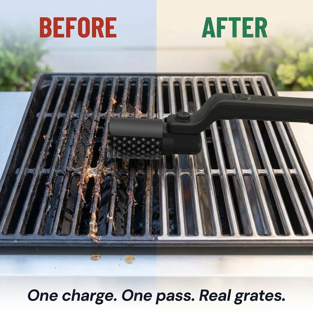 TurboGrillPro™ — Whirl Away Stubborn Grease Fast, No Scrubbing Needed