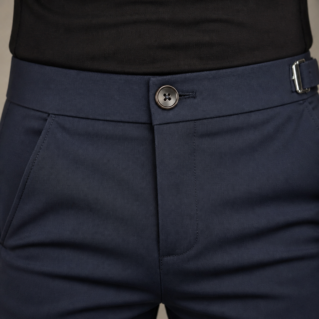 FlexiForm™ – Slim Stretch Pants with Side Buckle Adjustability