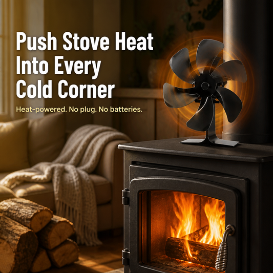 PulsaHeat™ — Drive Wood Stove Warmth Into Every Chilly Corner Of Your Room