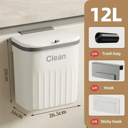 CleanBin™ - Wall-Attached Garbage Can