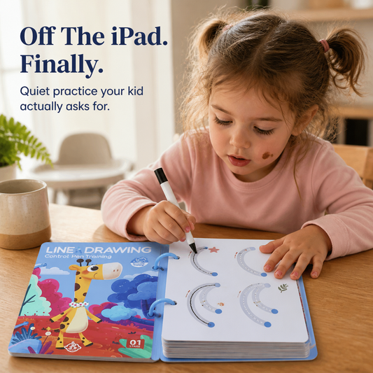 ScribbleRise™ — Swap Tablet Hours for Tracing Time Your Child Wants to Replay