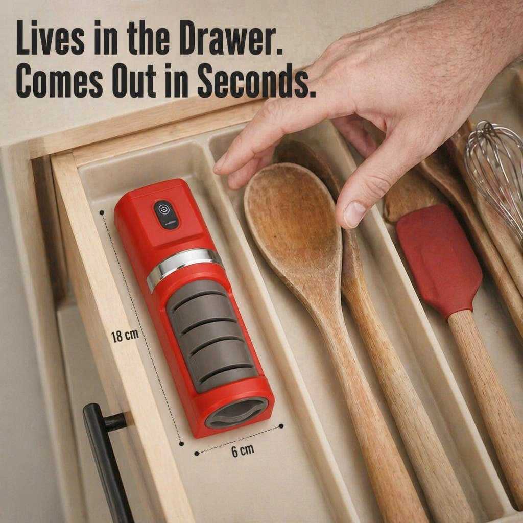 BladeCraft™ — Restore Dull Knives to Slicing Sharpness in 30 Seconds