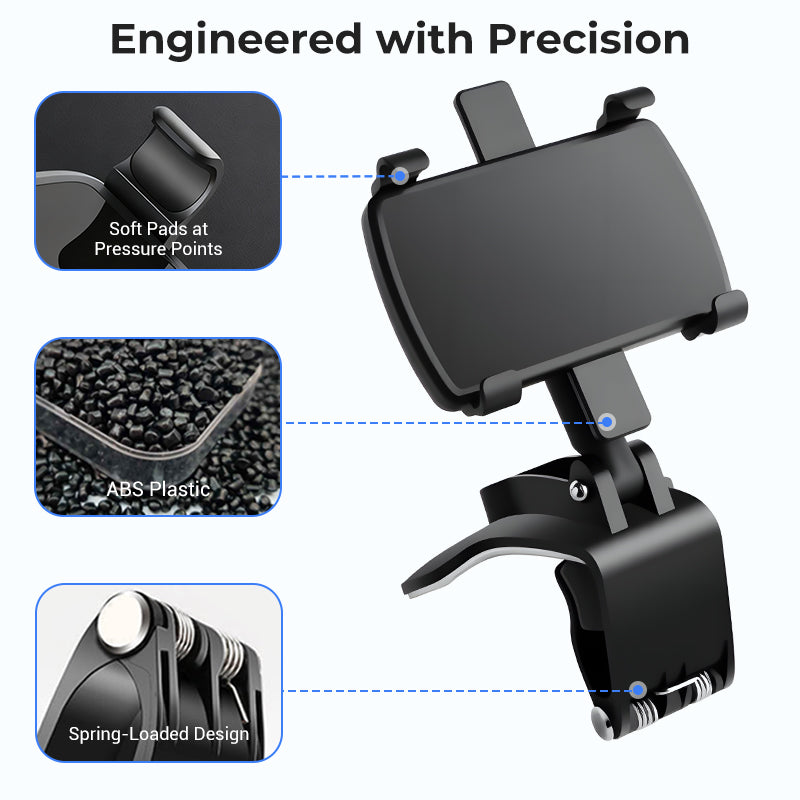 HaloMount™ — Experience Rock-Solid Grip and Effortless Phone Access for Safer, Stress-Free Drives