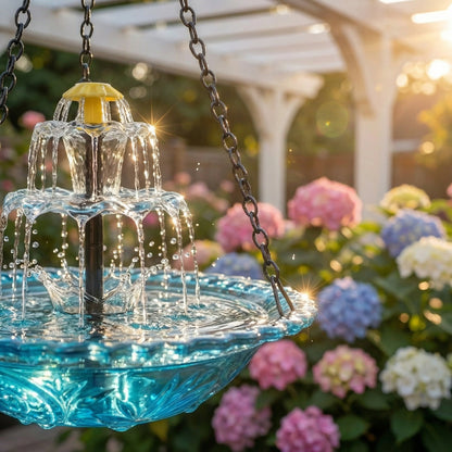 AquaLuxe™ Fountain — Sun-Powered Serenity That Brings Your Garden to Life