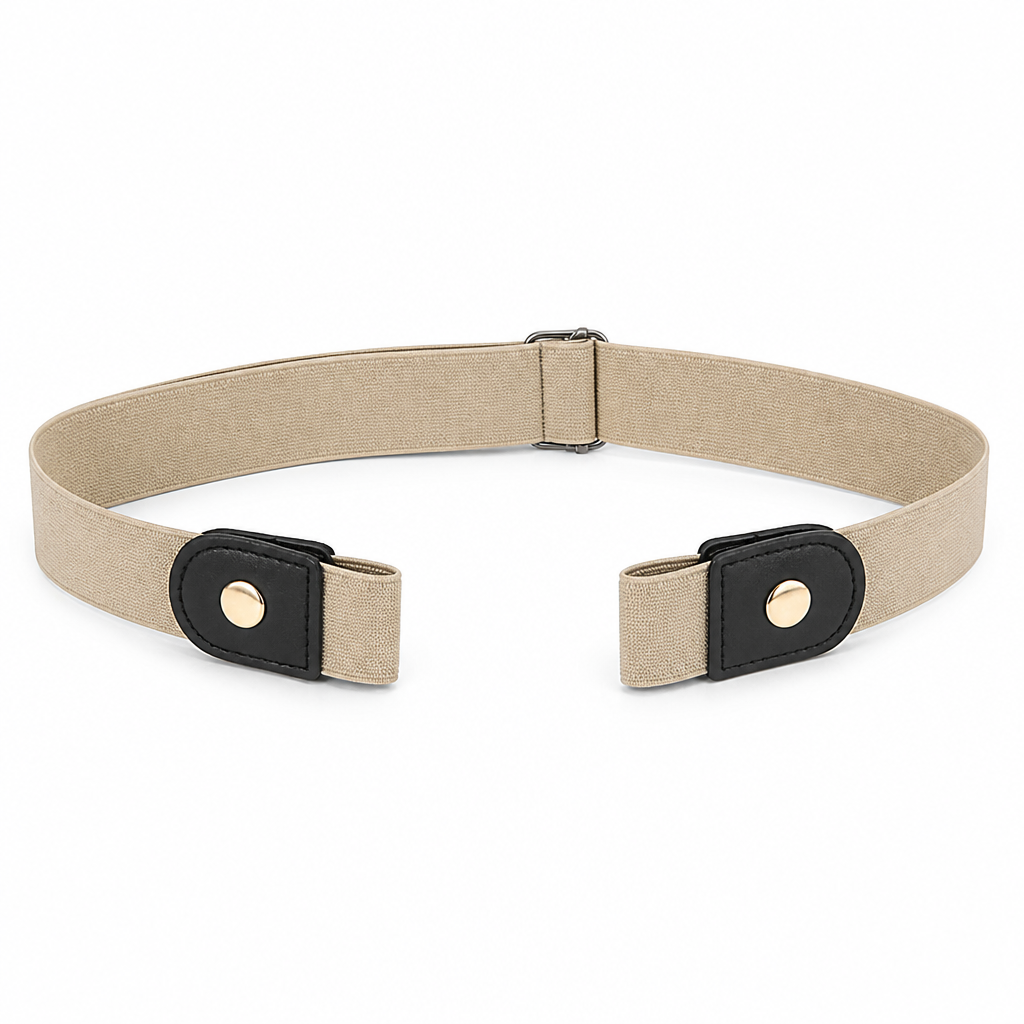 FlexiStride™ – Snapless Stretch Belt with Hidden Closure