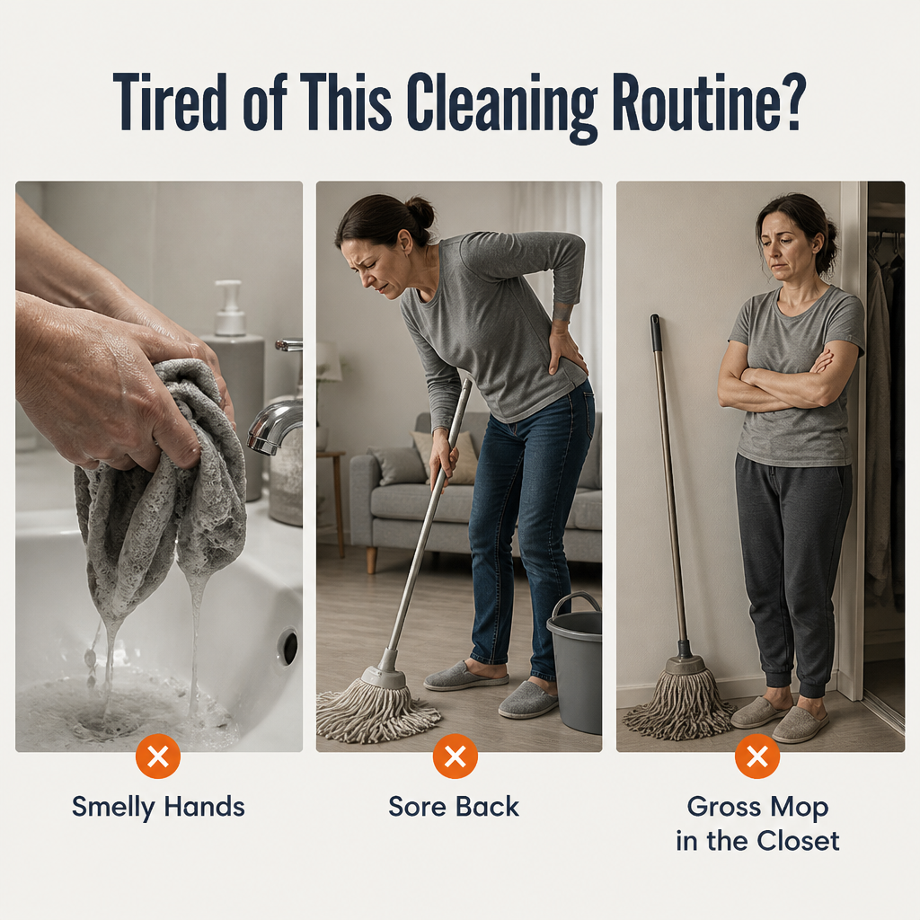 SwiftSweepPro™ — Fasten Any Fabric, Clean Any Surface, Say Goodbye to Refills Forever