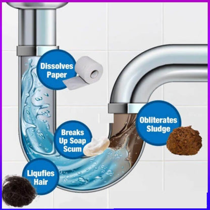 StreamClear™ — Instantly Crush Clogs and Banish Odors for Fresh, Flowing Drains