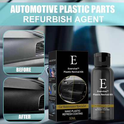 LuminaShine™ Plastic Rescue Kit — Bring Faded Car Plastics Back to Stunning, Showroom-Ready Shine Instantly