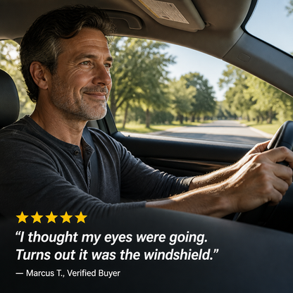 ClariVision™ — Instantly Clear Away Nighttime Glare for Safer, Stress-Free Driving