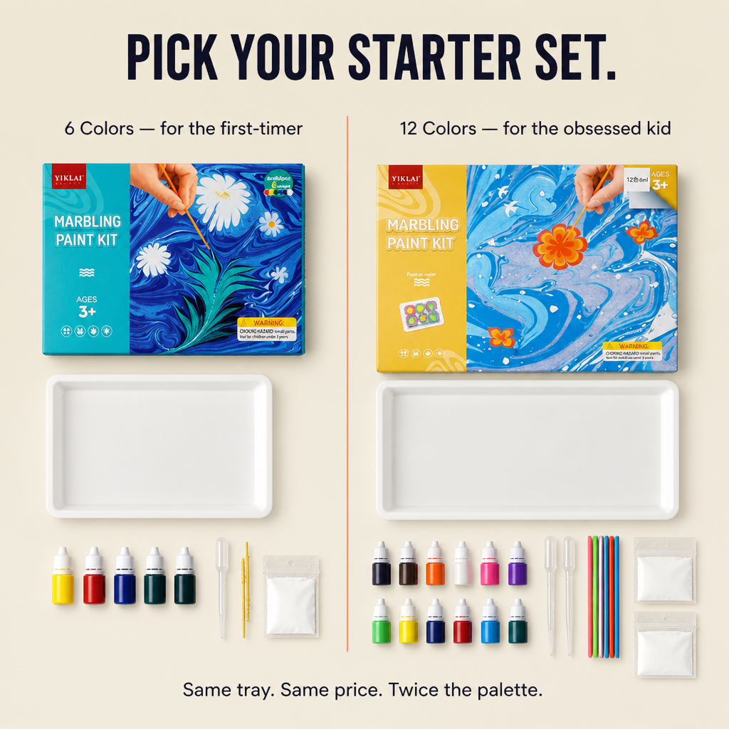 SplashForm™ — Transform Tap Water into Marble Art Kids Lift, Dry, and Frame