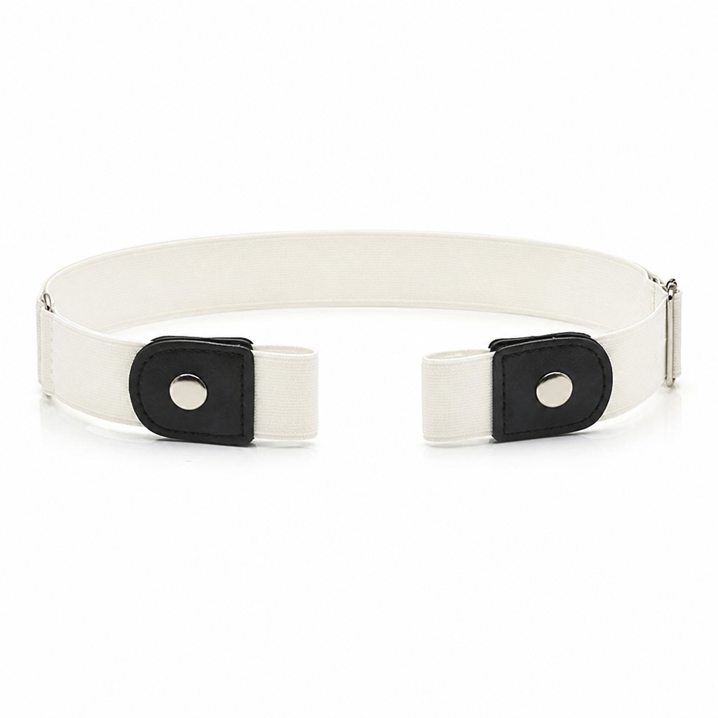 FlexiStride™ – Snapless Stretch Belt with Hidden Closure