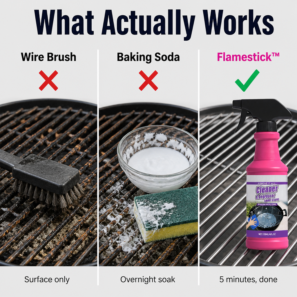 Flamestick™ — Remove Years of Baked-On Grease Without Scrubbing or Strong Fumes