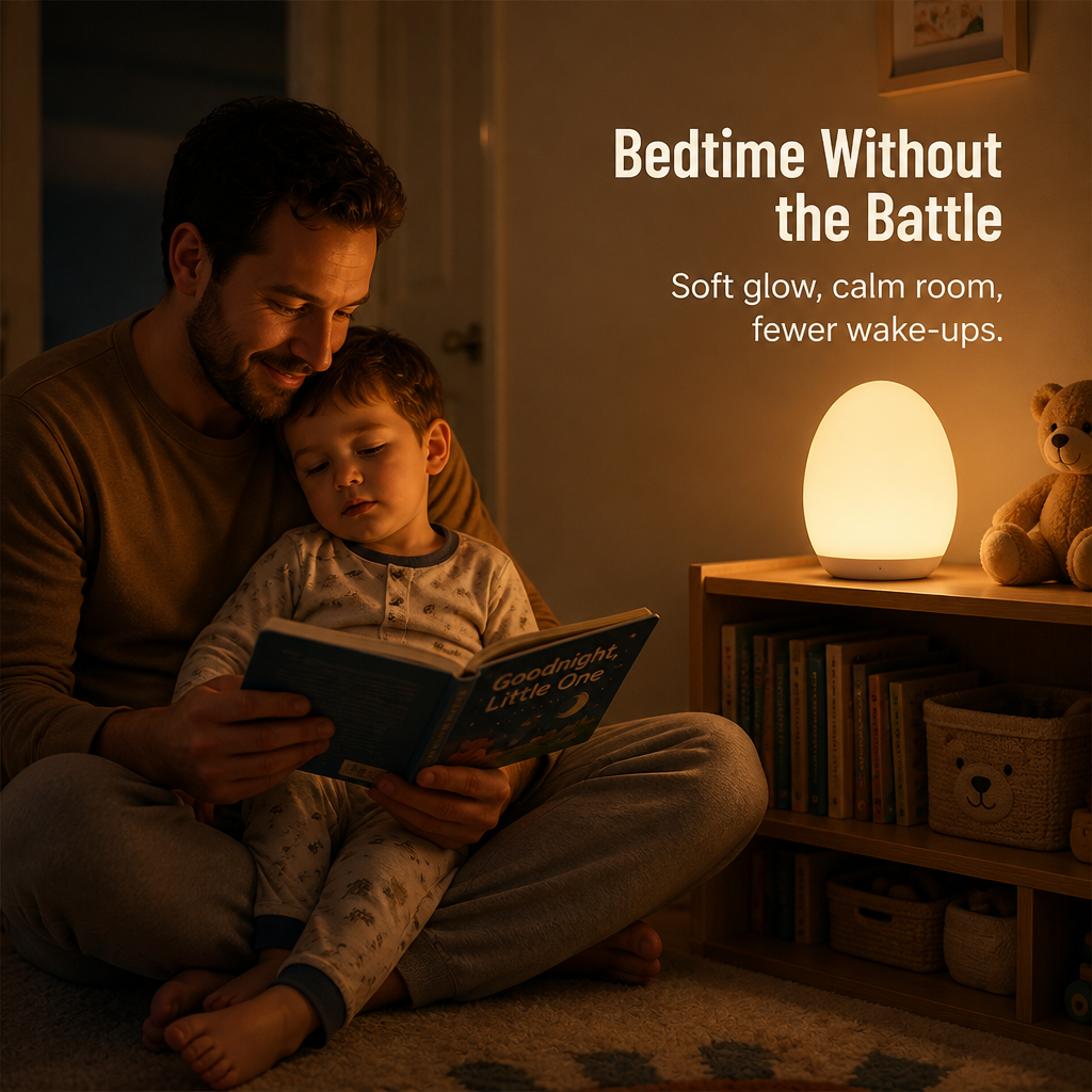 SereniNest™ — Gentle Nighttime Feeds Without Brightening the Baby