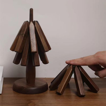 Premium Walnut Wood Mat