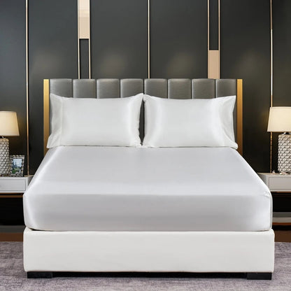Liora — Breathable Ice Silk Bedding Set with Wrinkle-Resistant Fit