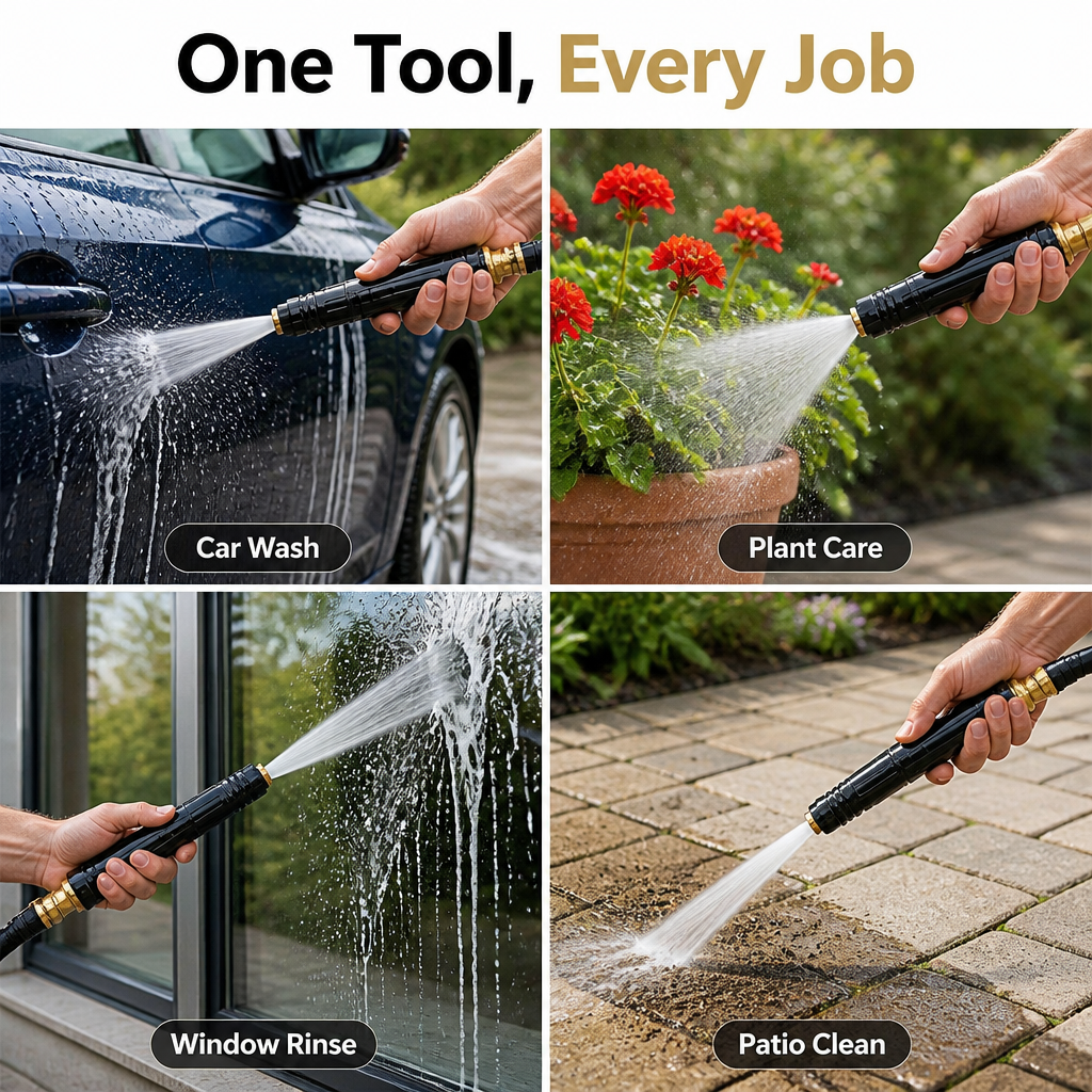 Hydrolance™ — Deep-Clean Patios, Cars & Bikes Without the Pressure Washer Cost
