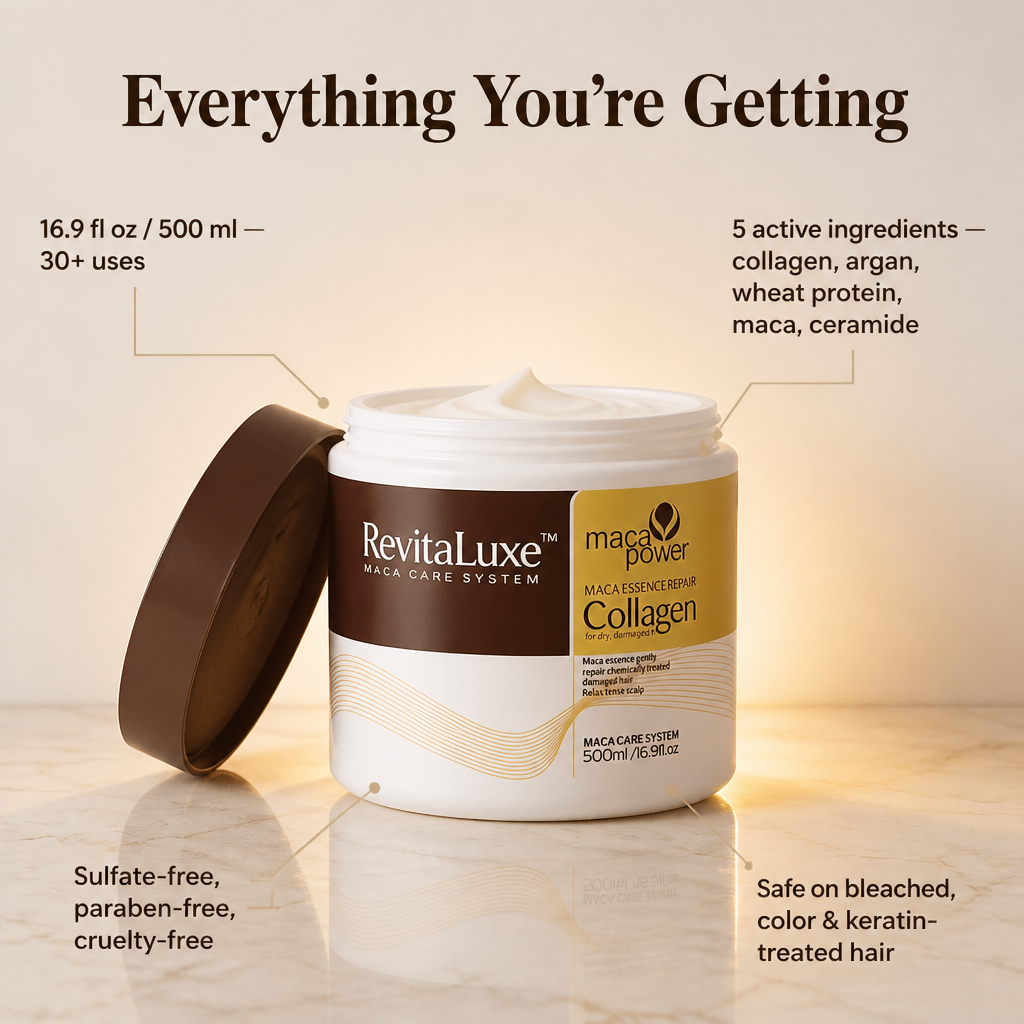 RevitaLuxe™ — Restore Bleached, Fragile Hair Internally in Just 10 Minutes