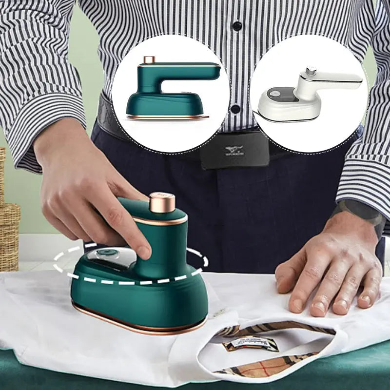 Compact 2-in-1 Mini Steam Iron for Easy Ironing