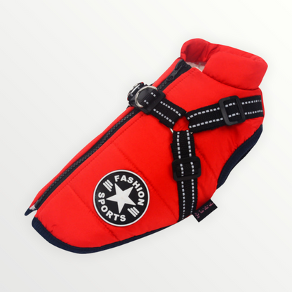 BraveTail™ Weather Jacket — Wrap Your Dog in Cozy Warmth and Effortless Control, Rain or Shine