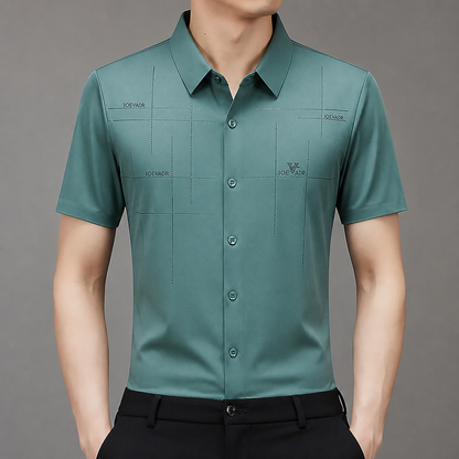 Maxon™ – Stretch Short-Sleeve Button-Down Shirt, Wrinkle-Resistant