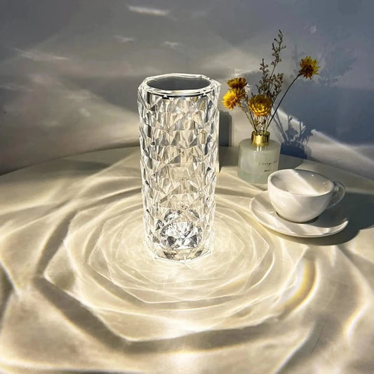 Multi-Color Diamond Crystal Lamp