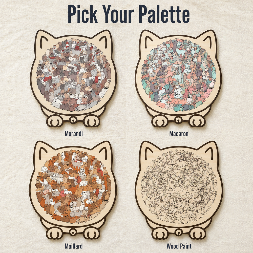AristoCat™ — Assemble a Cat-Shaped Puzzle Perfect for Your Wall Display