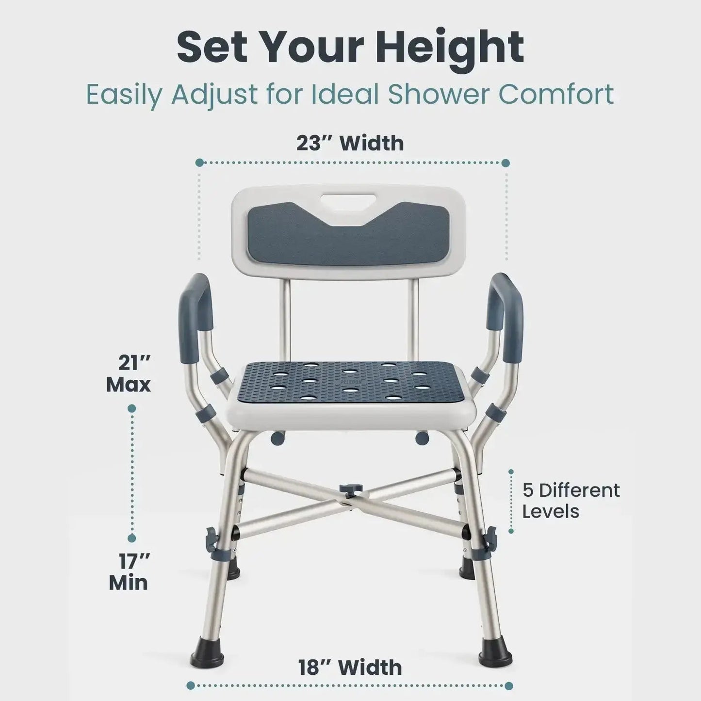 Shower Chair with 450lb Capacity