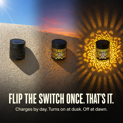 LunaAura™ — Turn Your Nights into Captivating Solar-Powered Mandala Wonder