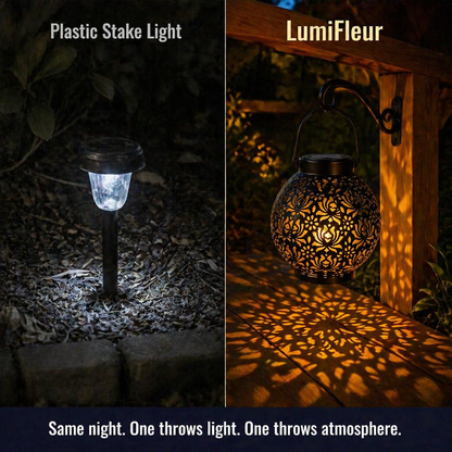 LumiFleur™ Solar Lantern — Project Floral Shadow Enchantment Throughout Your Backyard