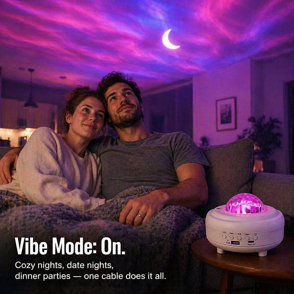 CelestiBeam™ — Slip Into Sleep Beneath Aurora Waves Without Leaving Your Bed