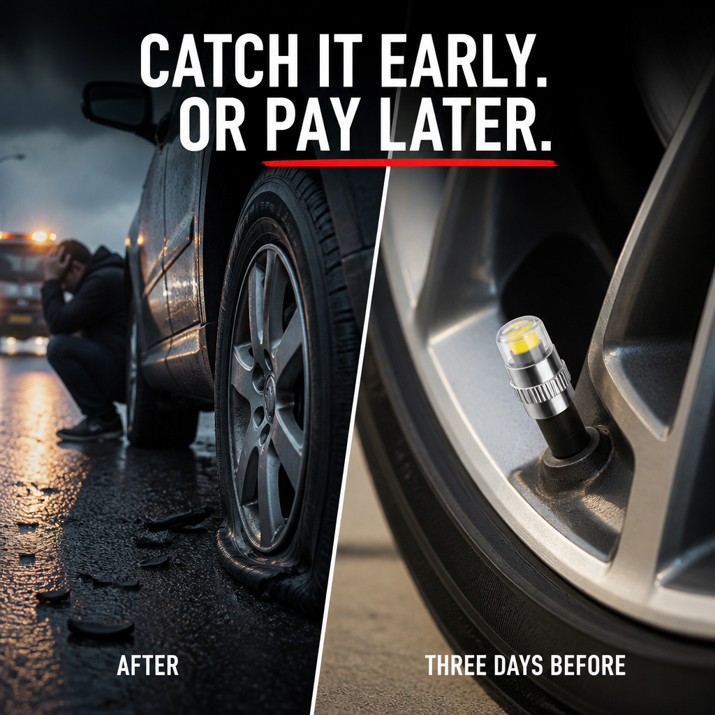 VeloGuard™ — Spot Low Tire Pressure Instantly Before Every Ride