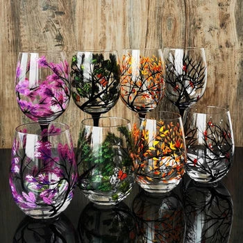 AuroraLeaf™ — Ignite Your Senses with Hand-Painted Seasonal Elegance and Unbreakable Joy
