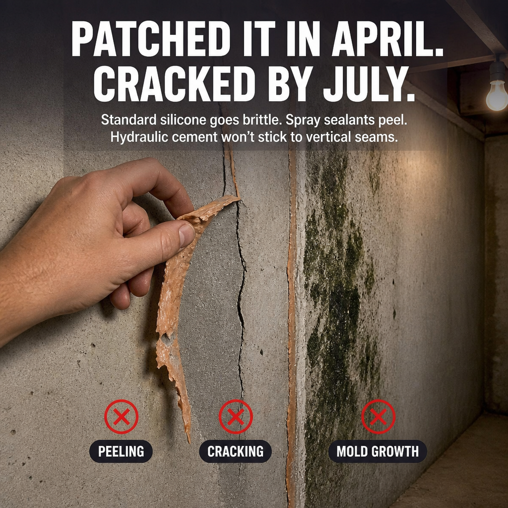 HydroGuard™ — Fix Cracks That Reappear, in Minutes Not Days