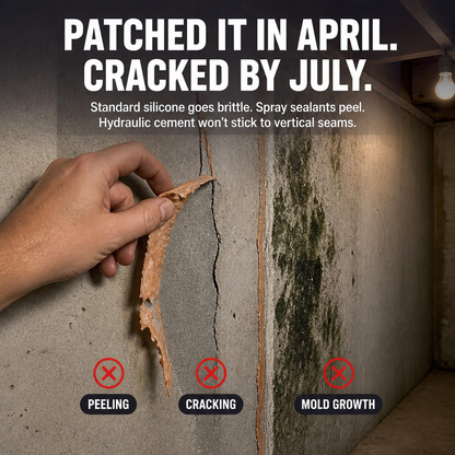 HydroGuard™ — Fix Cracks That Reappear, in Minutes Not Days