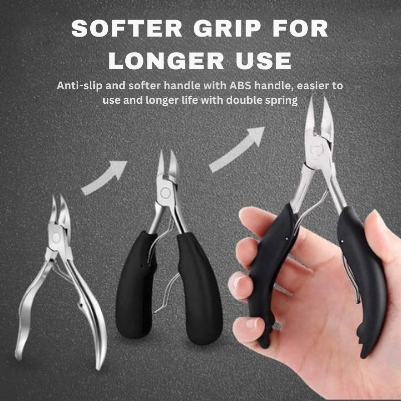 TriForma™ Nail Clipper — Master Thick, Painful Nails with Pinpoint Precision and Comfort