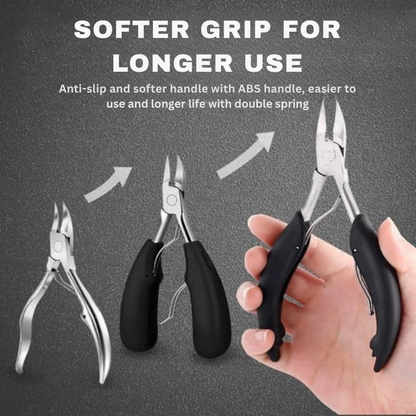 TriForma™ Nail Clipper — Master Thick, Painful Nails with Pinpoint Precision and Comfort
