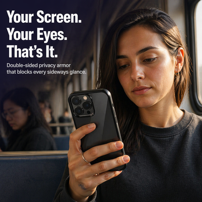 StealthGuard™ Privacy Armor — Stop Screen Peepers and Shield Both Sides Instantly