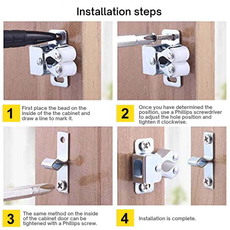 SteelLock™ — Experience the Serenity of Cabinets That Stay Secure and Silent Forever
