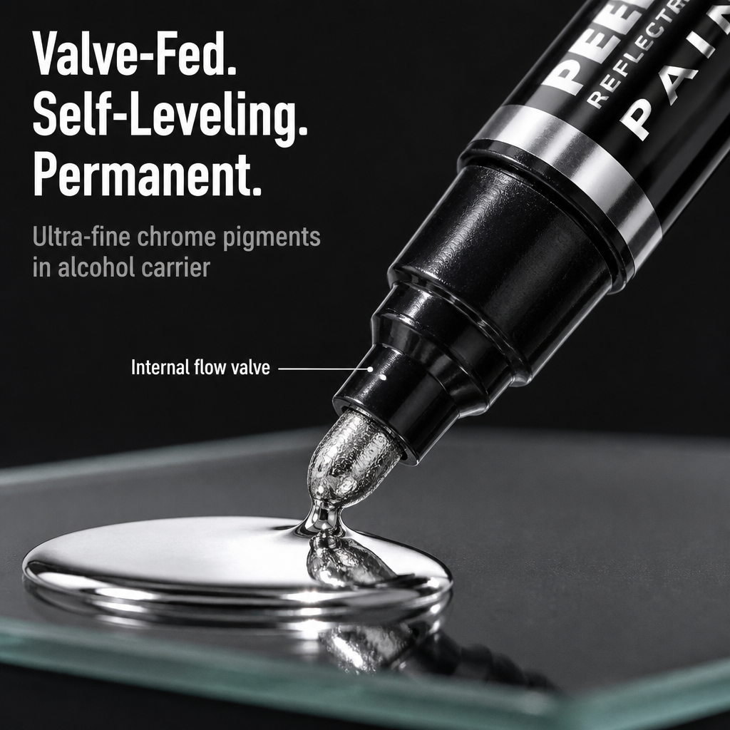Reflectra™ — Real Liquid Chrome Paint That Dries To A Mirror Finish