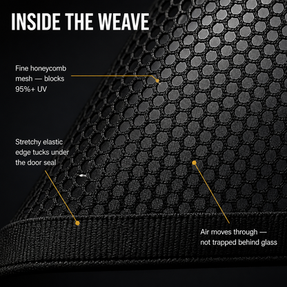VentiShade™ — Slip On the Door, Block Out the Sun, Catch the Breeze