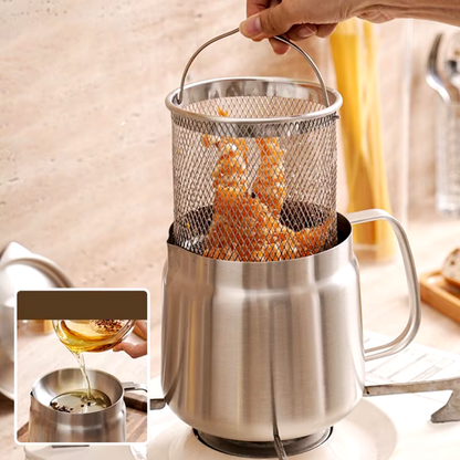 FilterFry™ | 3-Piece Multifunction Frying Pan Set