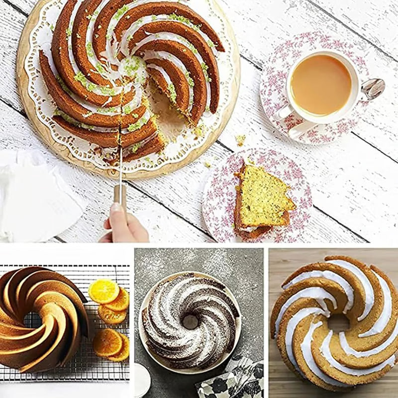 Silicone Cake Mold Set for Convenient Baking