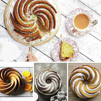 Silicone Cake Mold Set for Convenient Baking