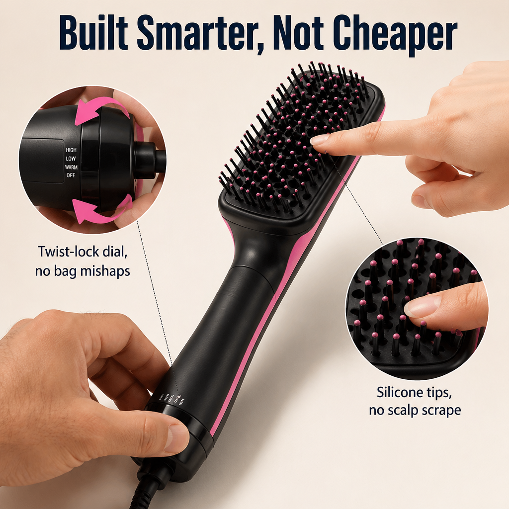 VivaLiss™ — Sleek Damp Hair Fast Without the Three-Tool Tangle