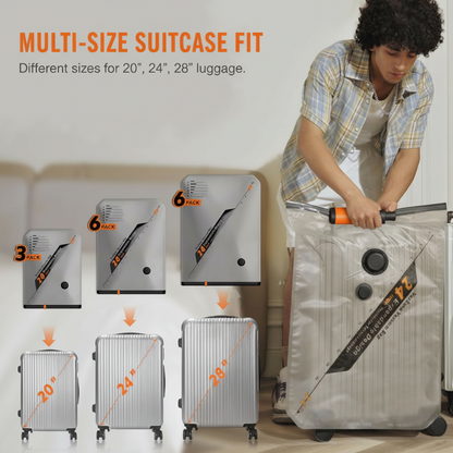SkyPack™ — Travel Light and Stress-Free with Cordless Packing Power