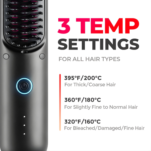 VelaShine™ Heat Brush — Transform Your Hair Into Silky, Stunning Confidence Every Day